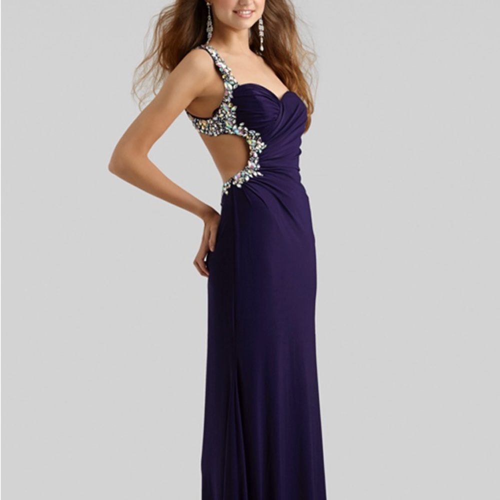City studio Bejeweled Prom Dress